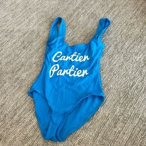 Cartier Partier one piece swimsuit
